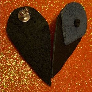 Leather earrings